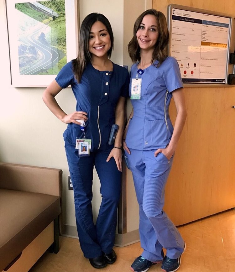 Girl in the shape of a clinic