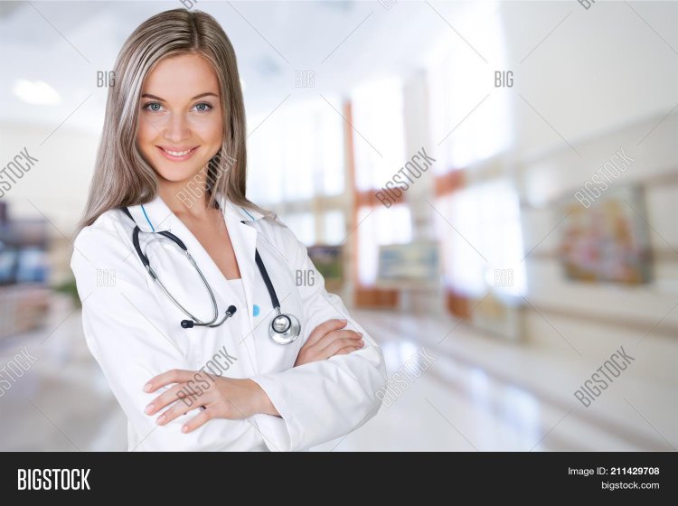 Beautiful girl doctor