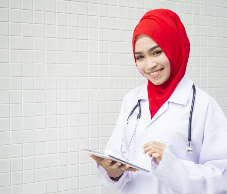 Doctor in a hijab