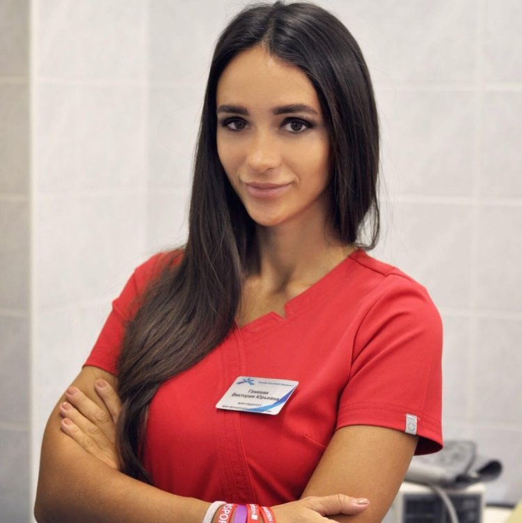 Spartak doctor Victoria Gameeva