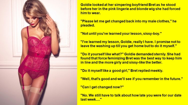 Feminization of men with linen