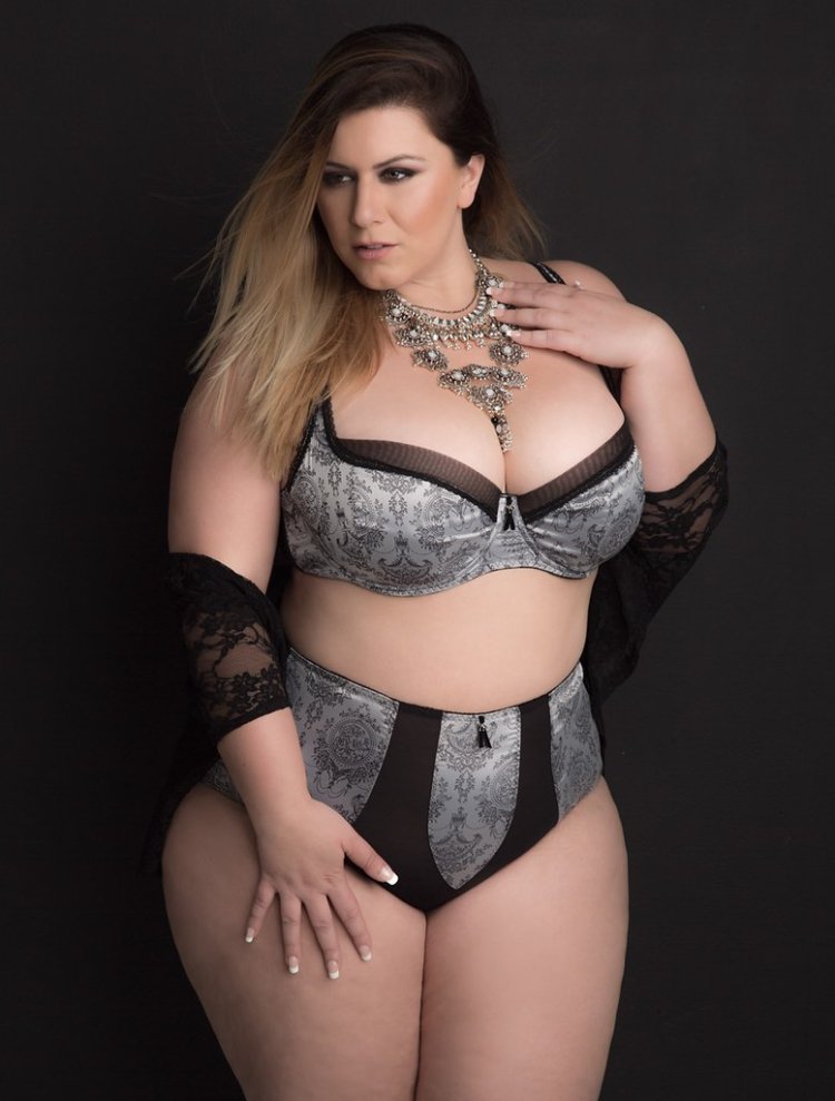 Young bbw in a bikini