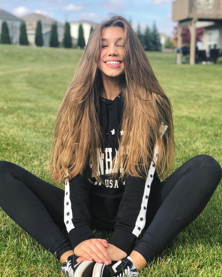 Malvina Polikarpova in a swimsuit