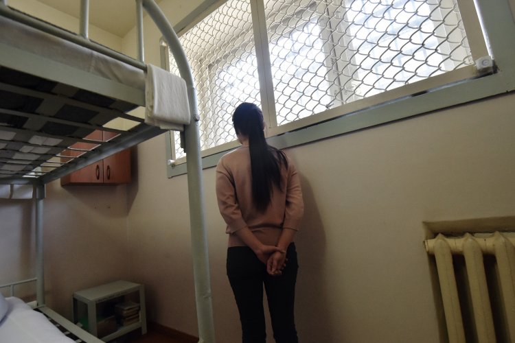 Women in a pre -trial detention center