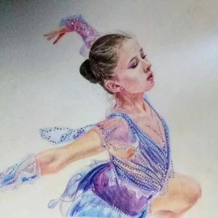 Camilla Valieva Figure skating drawings