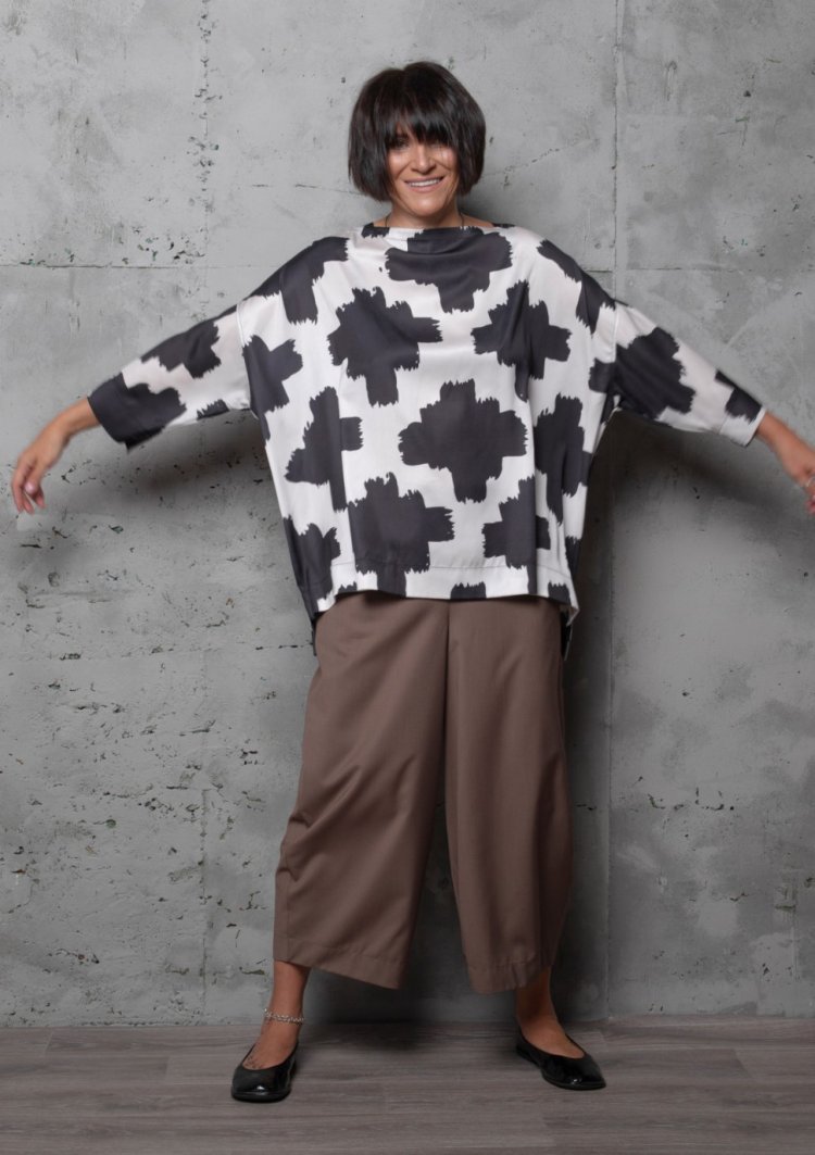 Satin Blouse Leather 2022