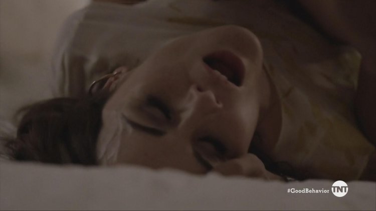 Michel Dockery Bed Scene