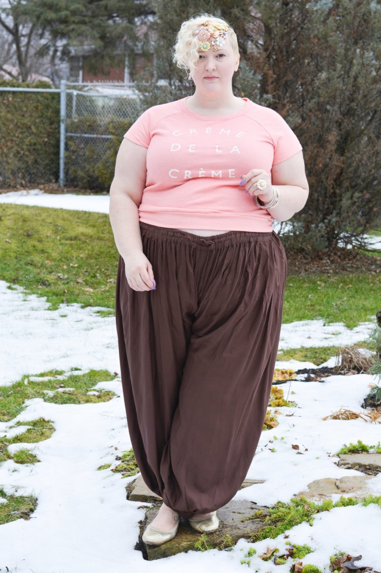 Thick elderly in underwear