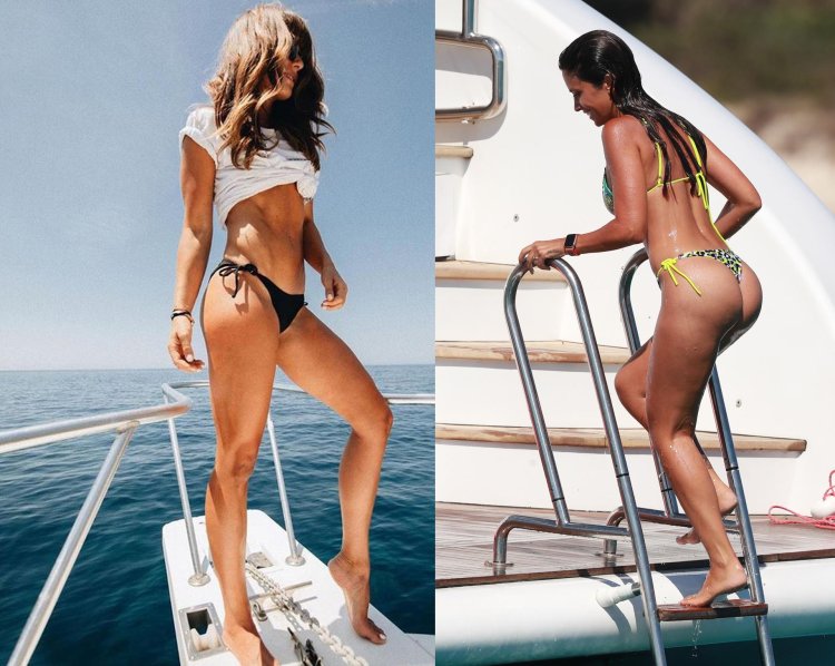 Anna Lewandowski in a swimsuit