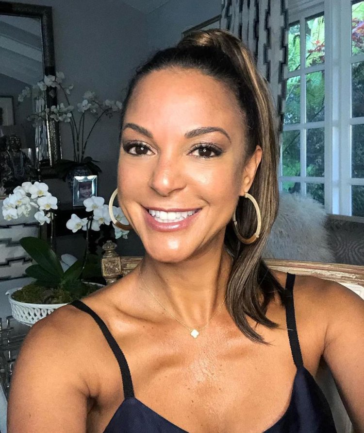 Nadia Bjorlin in a swimsuit