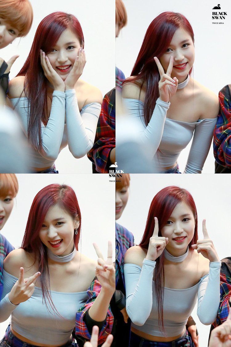Mina twice in the top