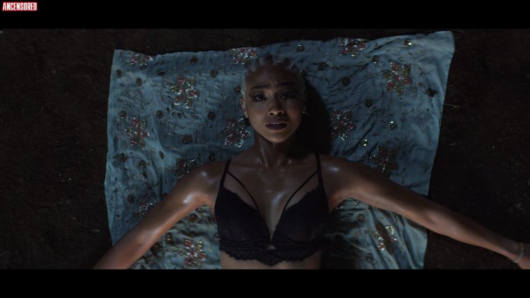 Kirnan Shipka in underwear in Sabrin