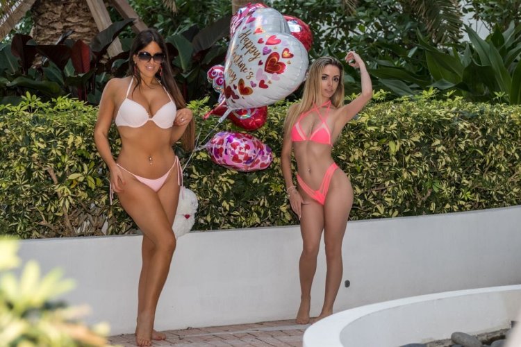 Claudia Vega in a swimsuit