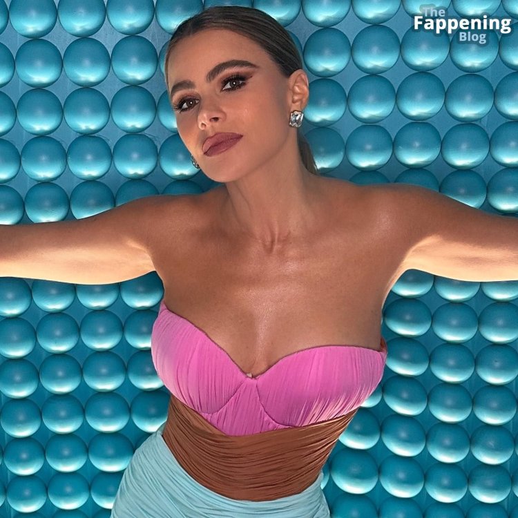 Denise Milani in the neckline