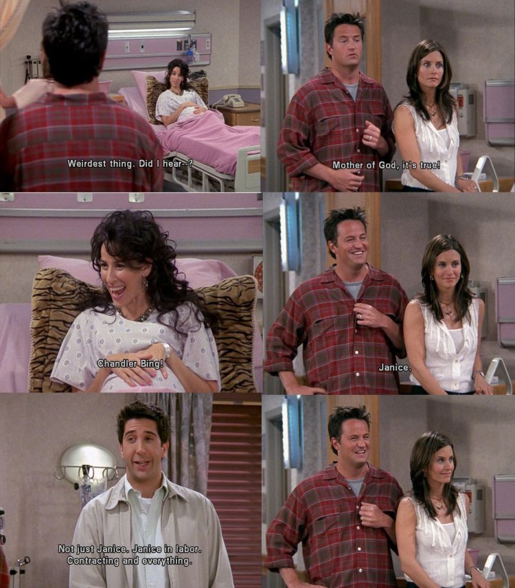 Monica Geller and Chandler