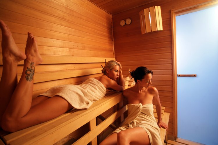 Girls from the sauna