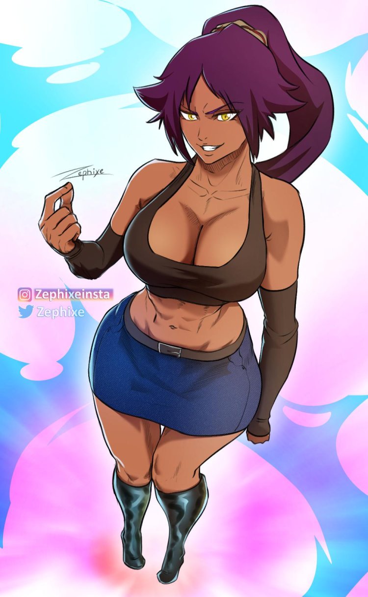 Yoruichi in a swimsuit