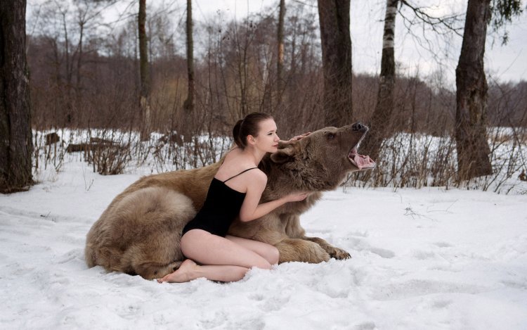 Photo shoot Bear Stepan Maria Fetisova