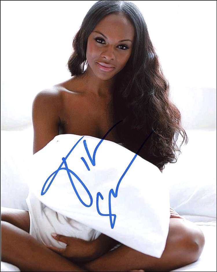 Tika Sampter in a swimsuit