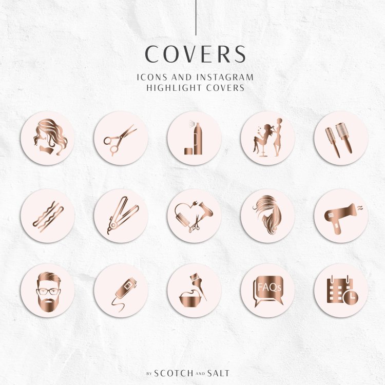 Icon for an instagram relevant beauty salon