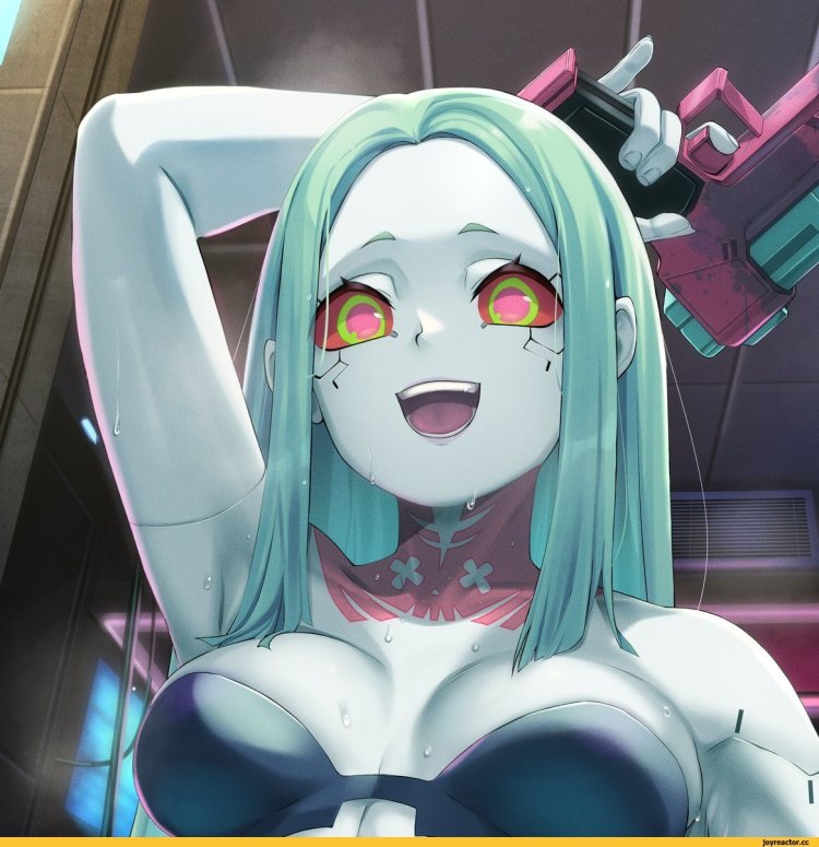 Rebecca Cyberpunk Art