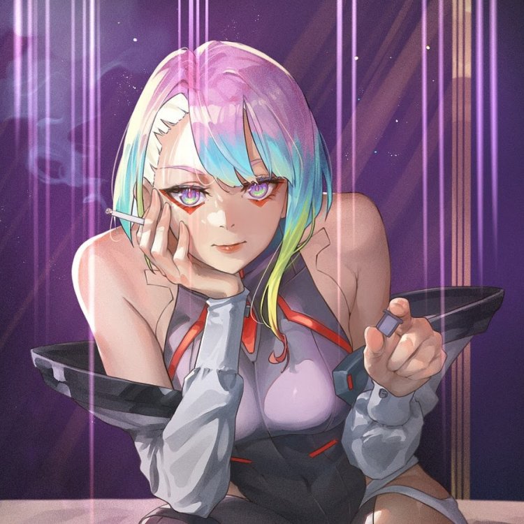 Lucy Kusinada Cyberpank Anime