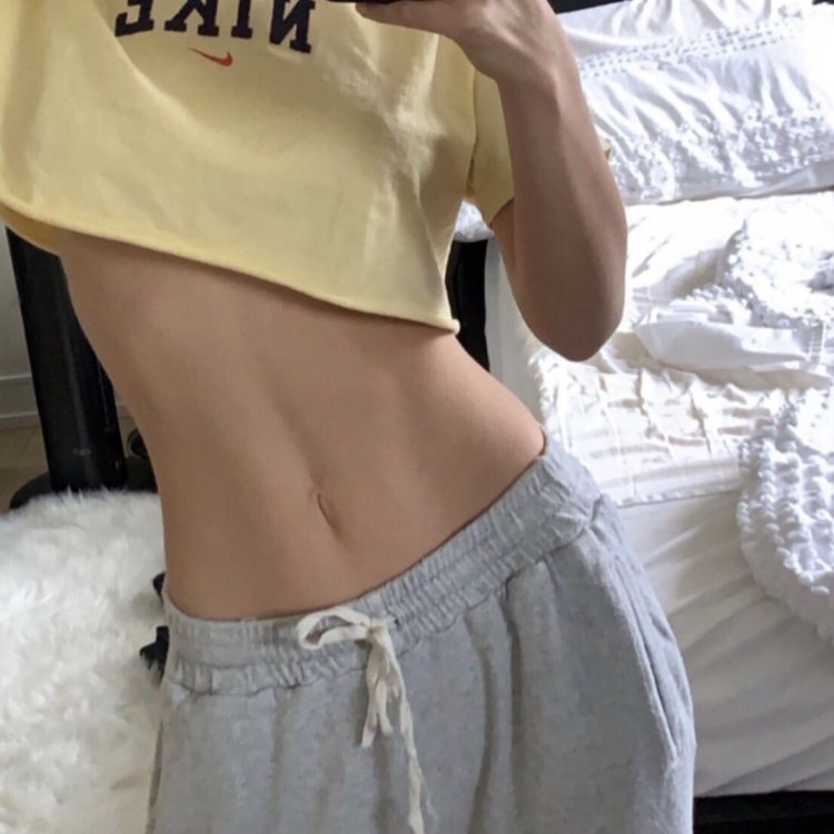 The thin body of the girl aesthetics