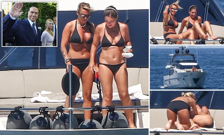 Girls on Villa Berlusconi