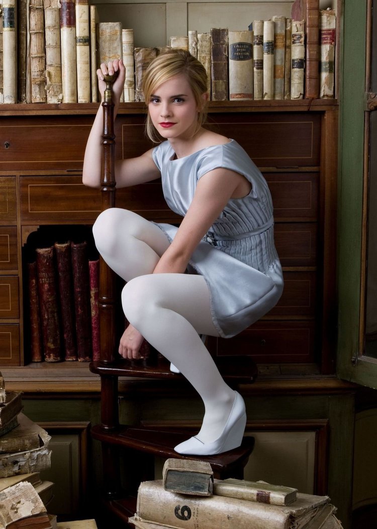 Emma Watson in tights