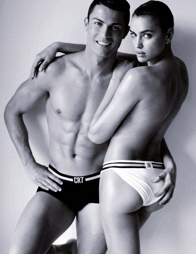 Cristiano Ronaldo and Irina She