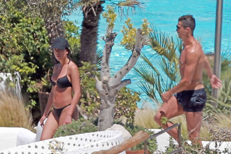 Ronaldo Cristiano and his girlfriend Georgina