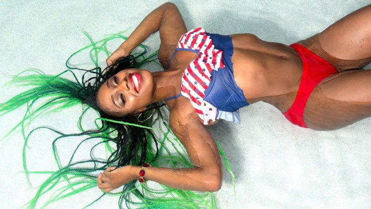 WWE Naomi in a swimsuit