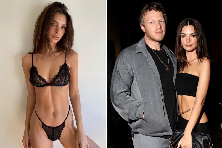 Emily Ratazhkovsky with her husband