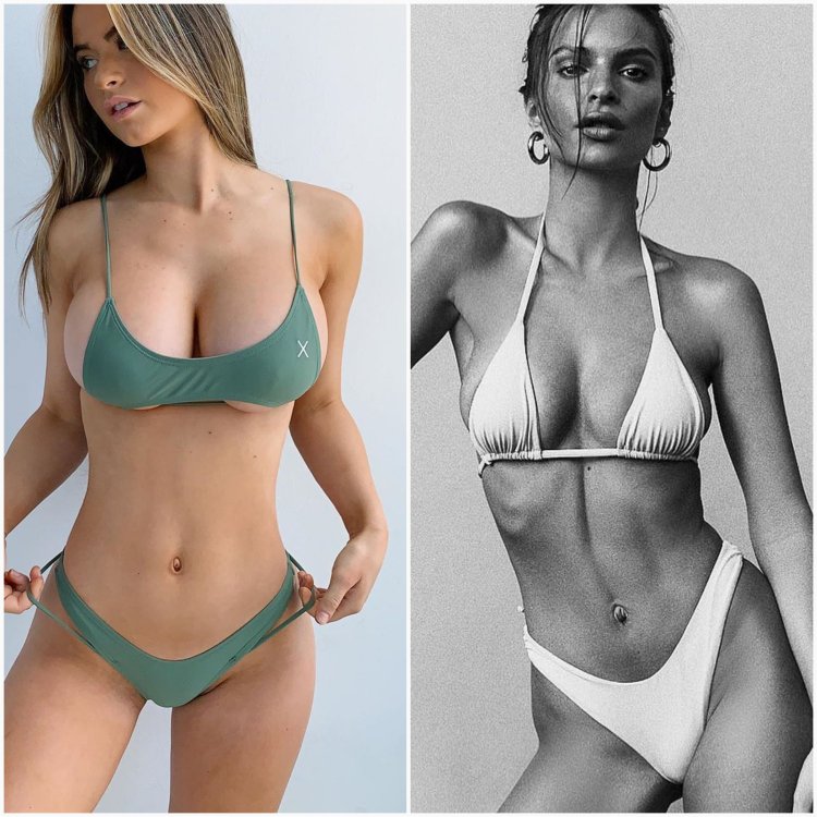 Emily Erluk in a swimsuit