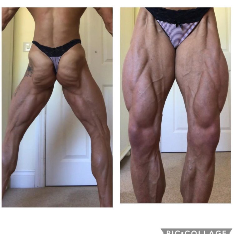 Emily Brand pumped legs photo