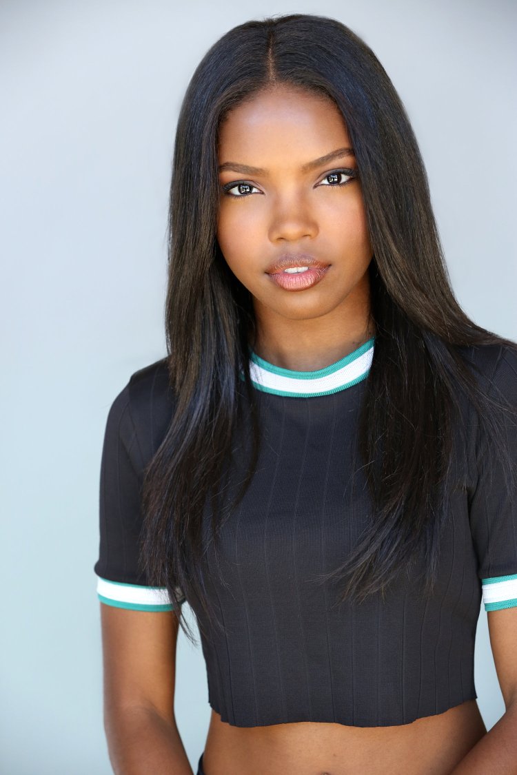 Beautiful African -American teenager