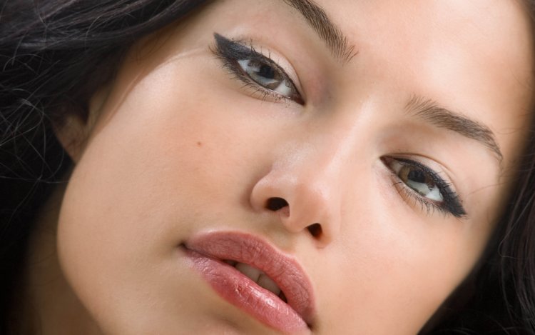 Beautiful girls close -up