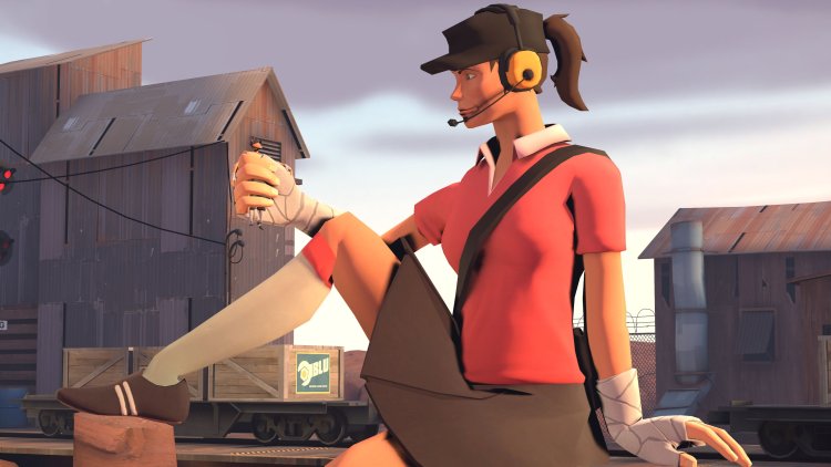 Team Fortress 2 Scout woman