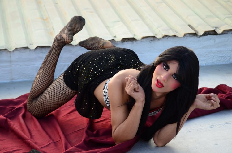 Transvestite Michelle Black