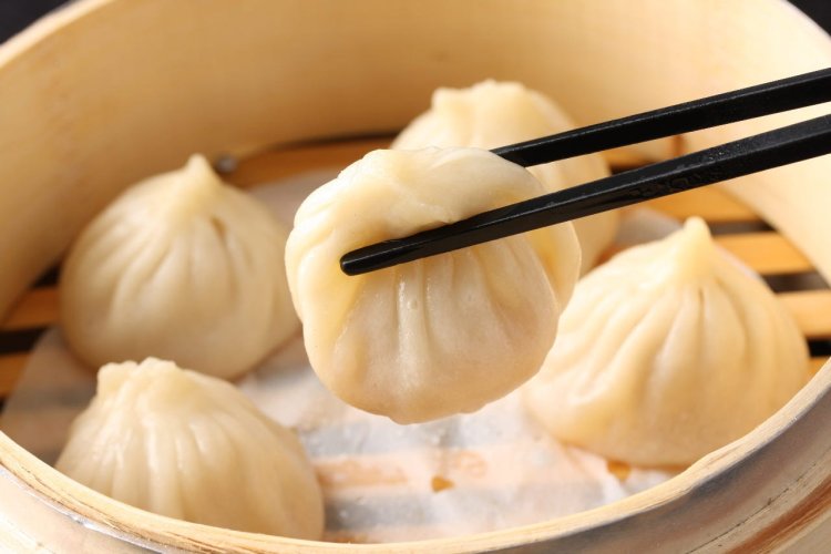 Steam dumplings of Xiao Lun Bao