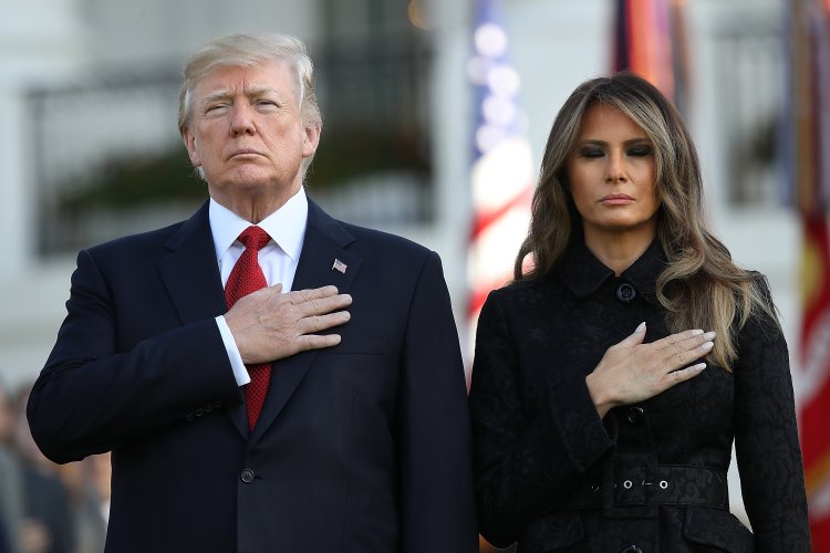 Melania Trump and Trump