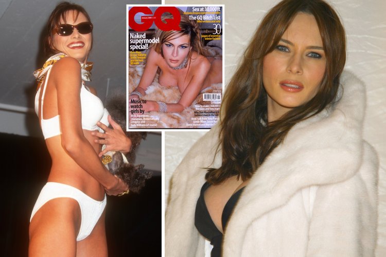 Melania Trump in the youth Maxim
