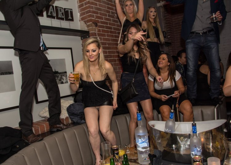 I lit up at the party