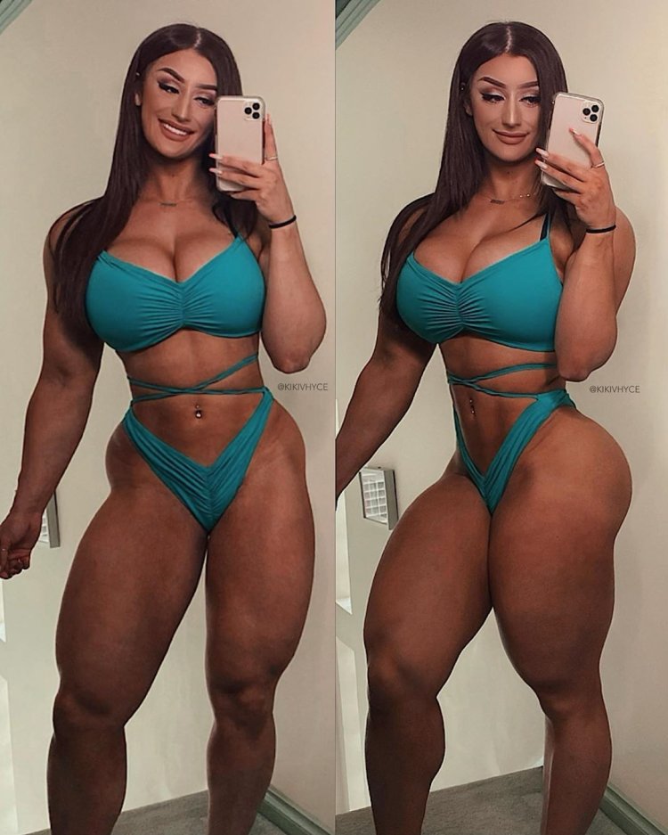 Bodybuilders Kiki Weiss