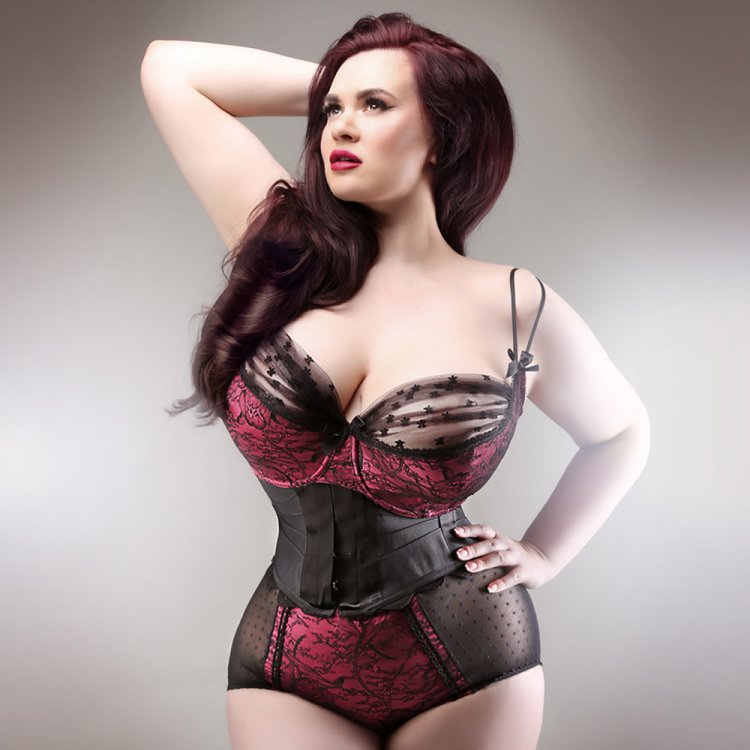 Gorgeous women in a corset