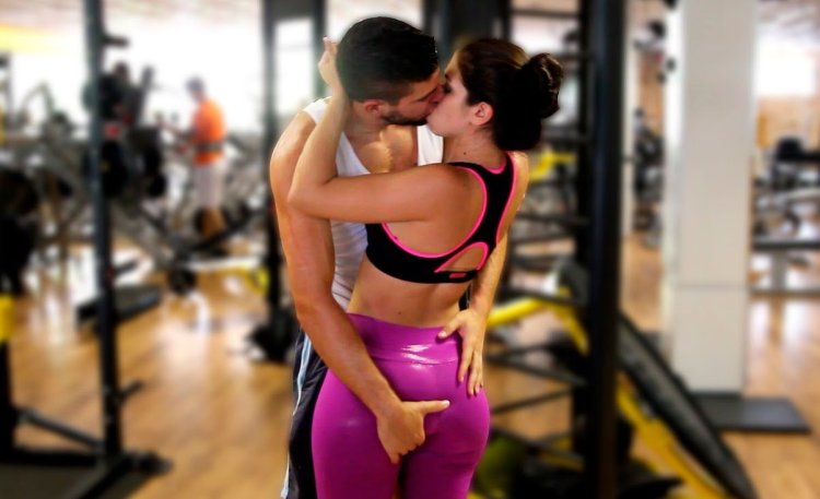 Kissing Prank Gym