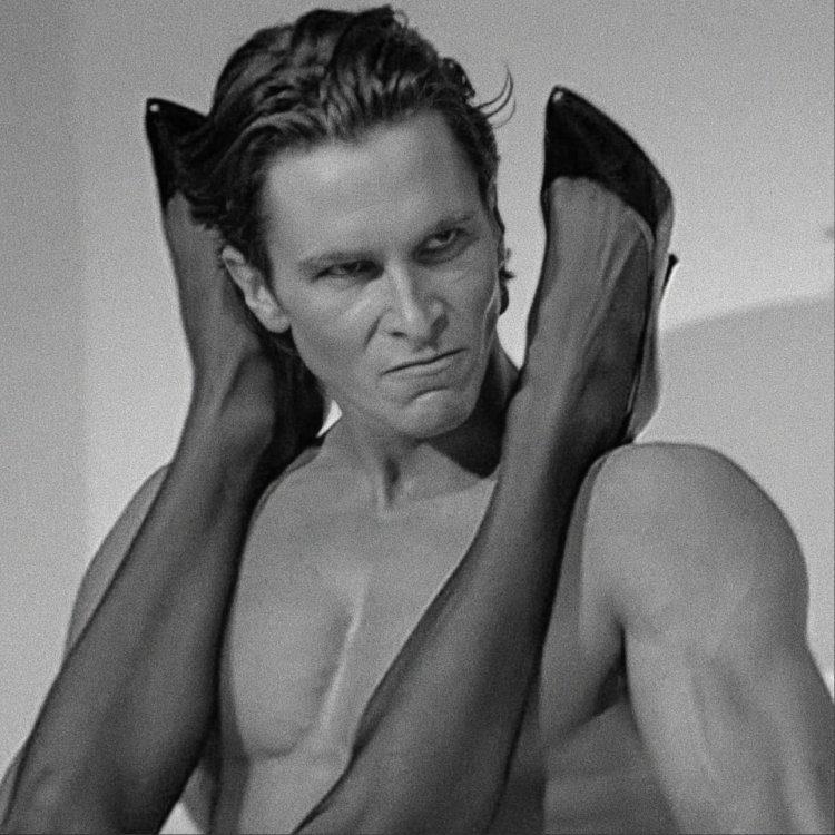 Christian Bale in the film American psychopath