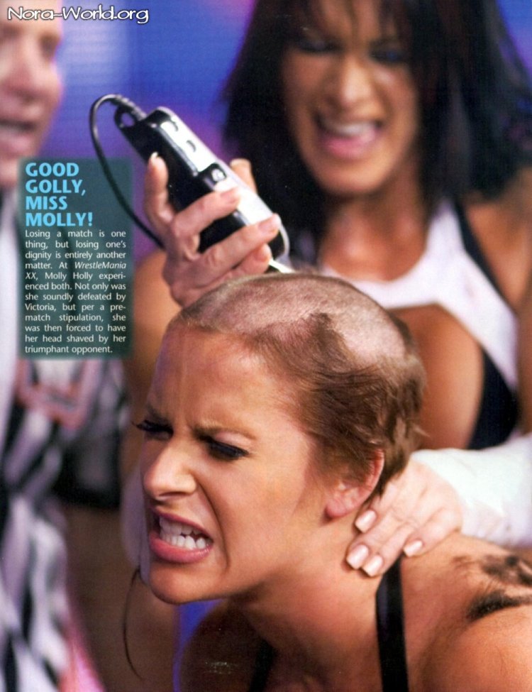 Molly Holly bald
