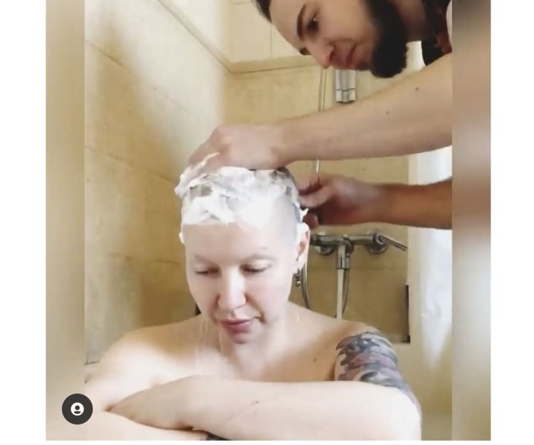 Humiliation shaving the head