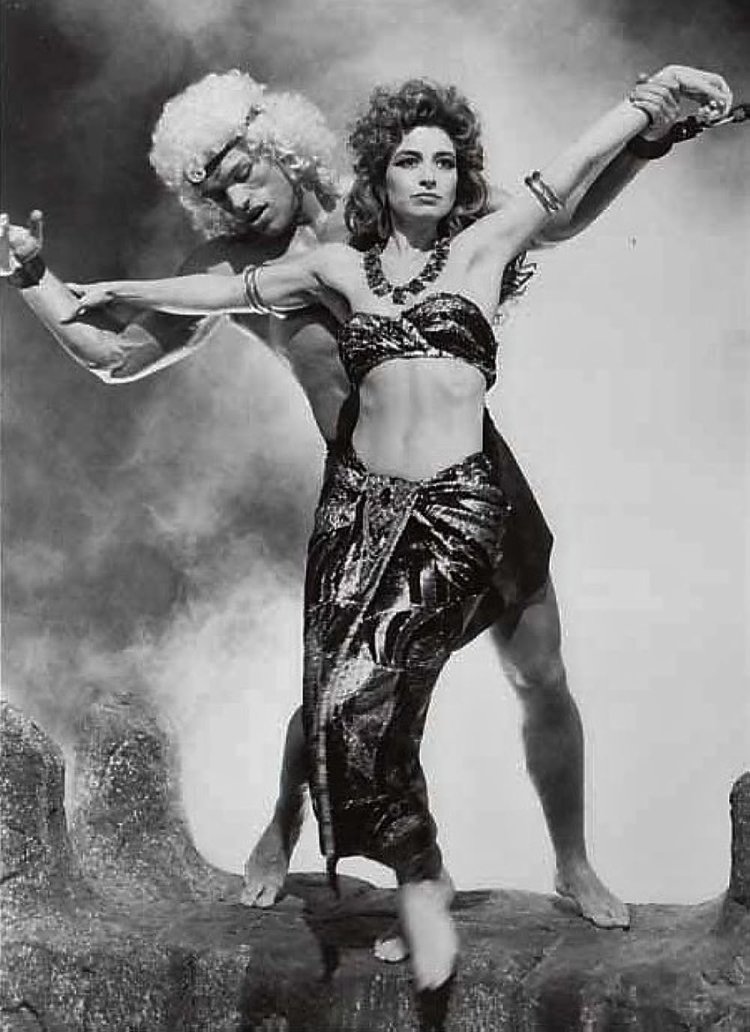 Annie Potts and Tim Curry